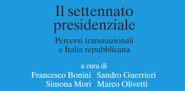 "Il settennato presidenziale": la presentazione al Senato