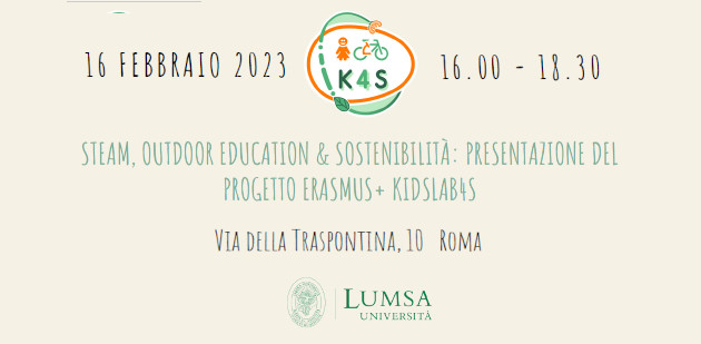 STEAM, Outdoor Education & Sostenibilità: presentazione del progetto Erasmus+ KidsLab4S