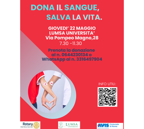 Dona il sangue, salva la vita