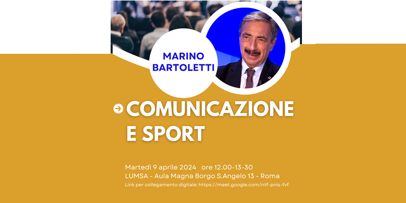 Comunicazione e Sport - 9 aprile 2024