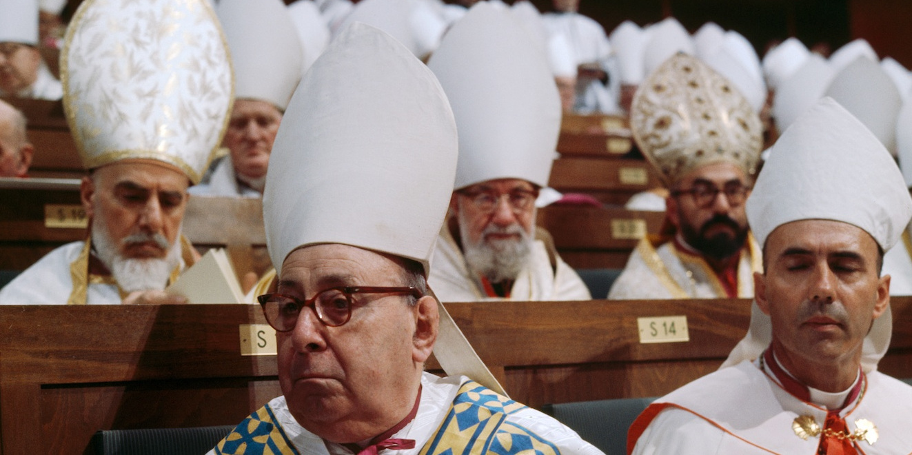 Alcuni partecipanti al Concilio Vaticano secondo