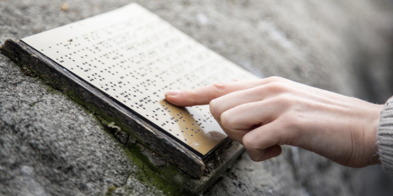 Lettura in Braille