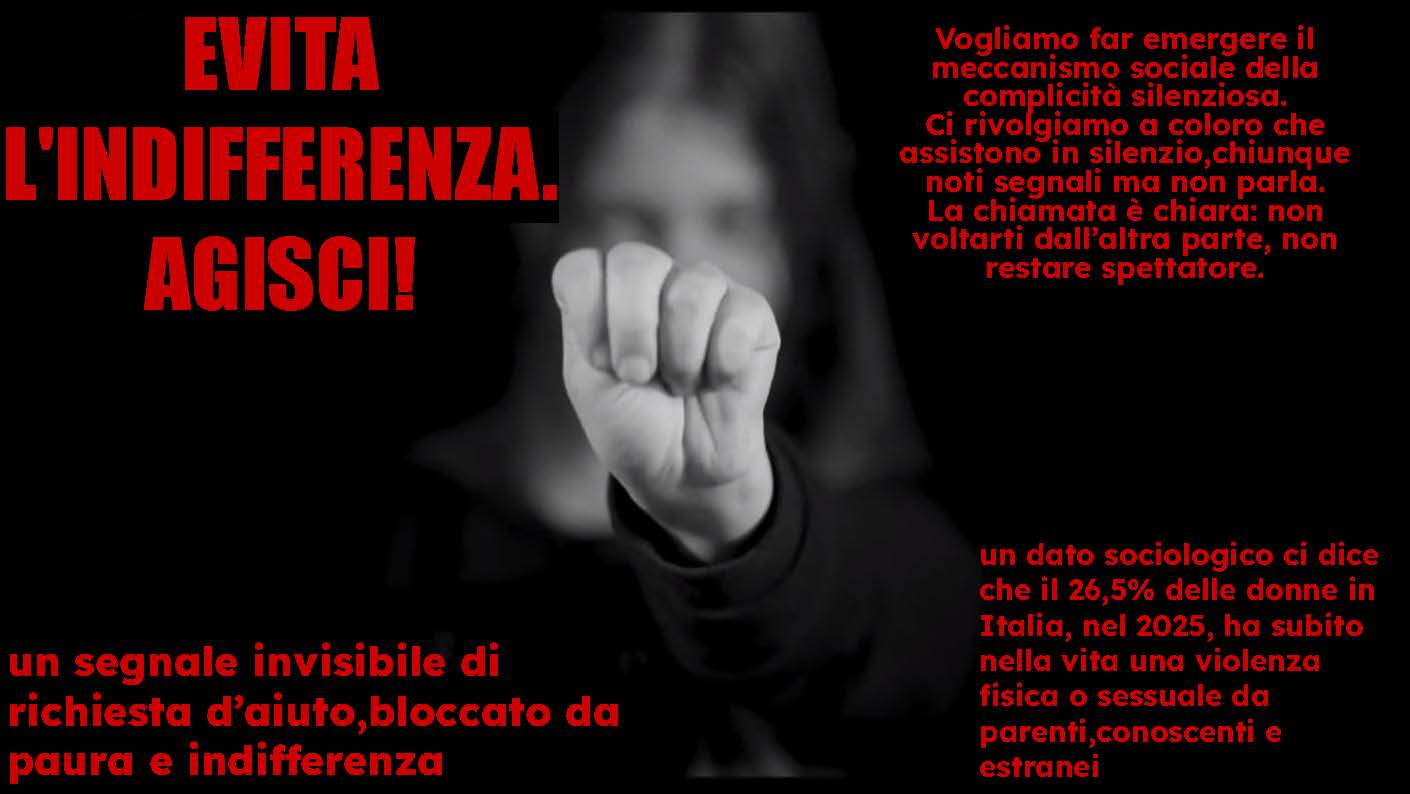 3 - Evita l'indifferenza, agisci
