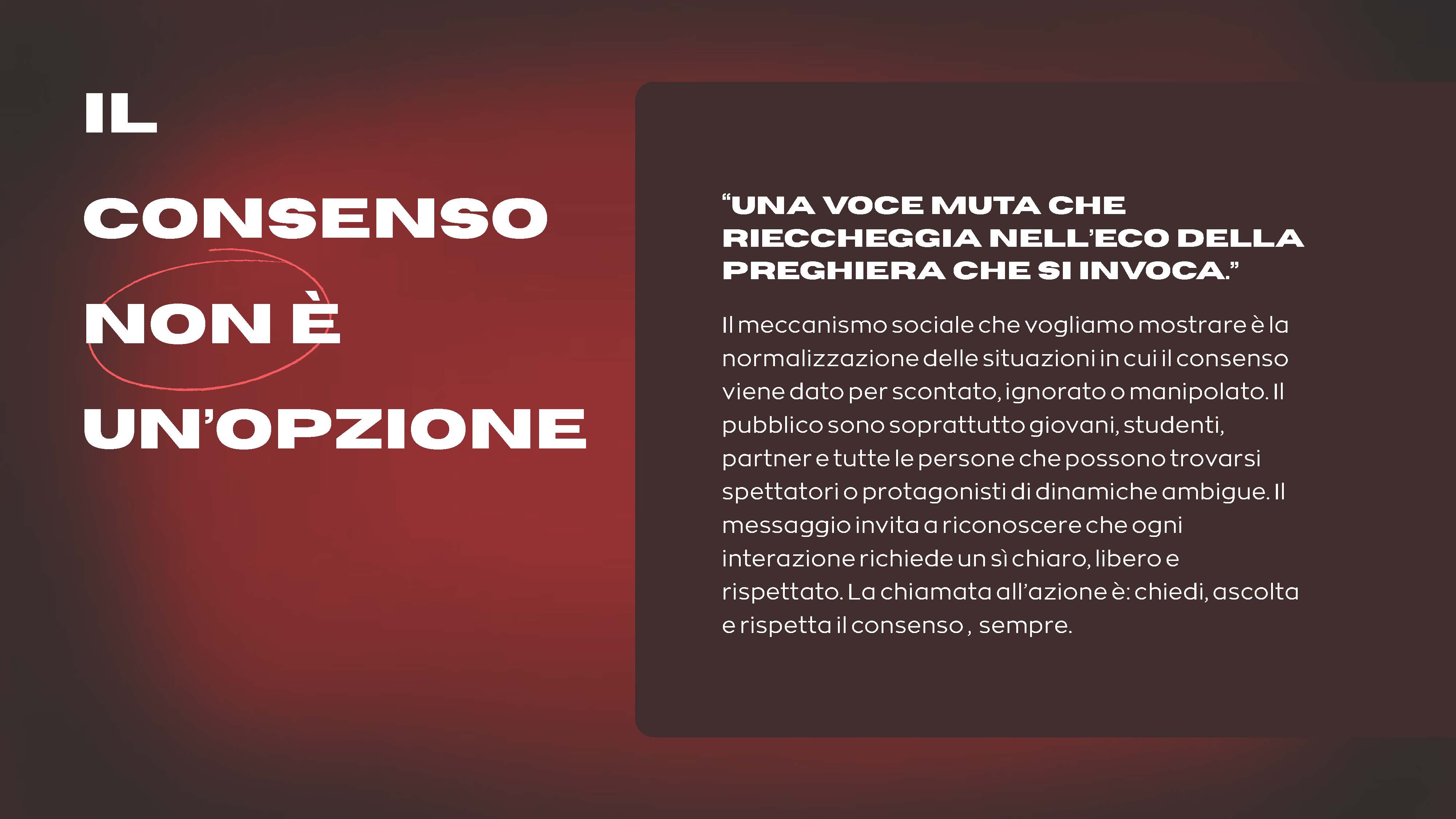 4 - Il consenso non è un'opzione