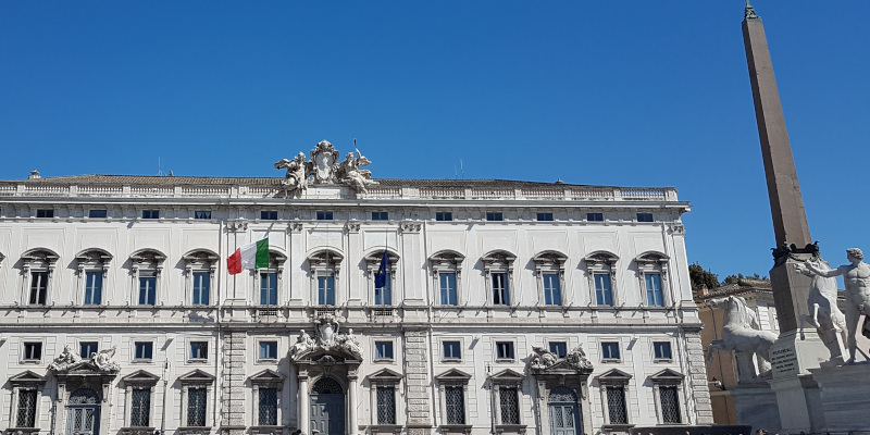 La sede della Corte costituzionale