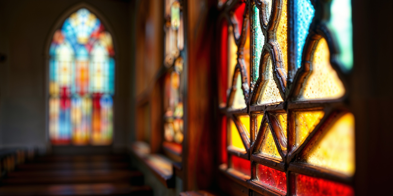 vetrate di una chiesa