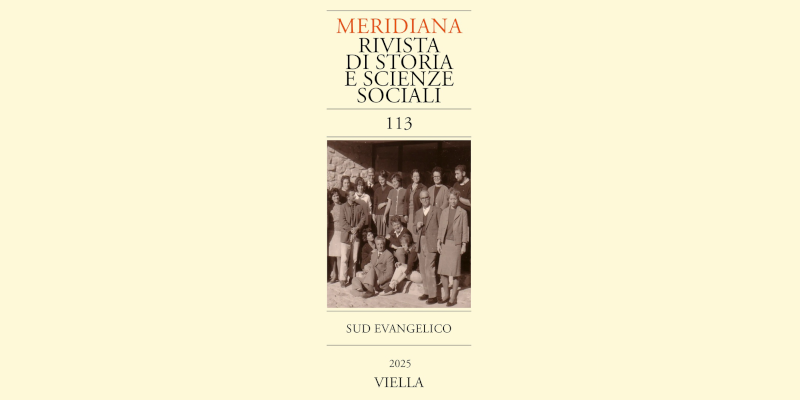 Copertina della rivista Meridiana, n.113