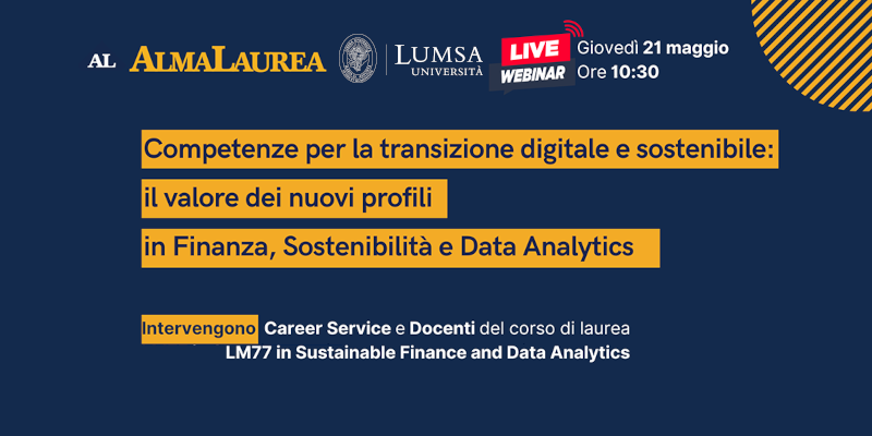 Webinar Almalaurea 21 maggio 2026