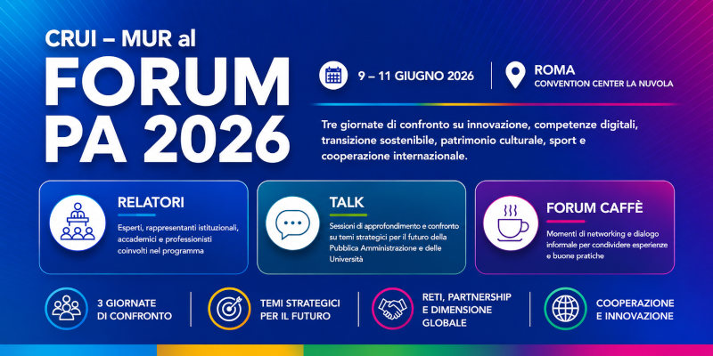 CRUI-MUR a Forum PA 2026
