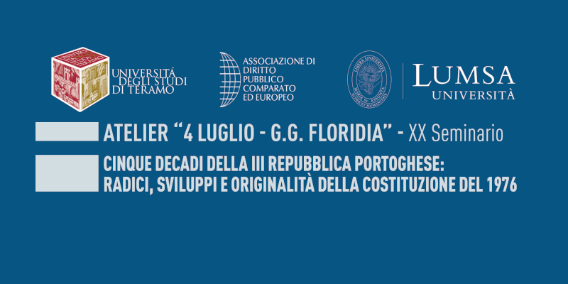 A Teramo l'Atelier G.G. Floridia 2026, approfondimento sui 50 anni della terza Repubblica portoghese