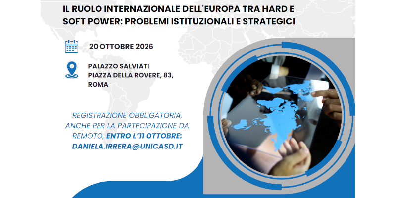 Seminario CASD-LUMSA_20 ottobre 2026