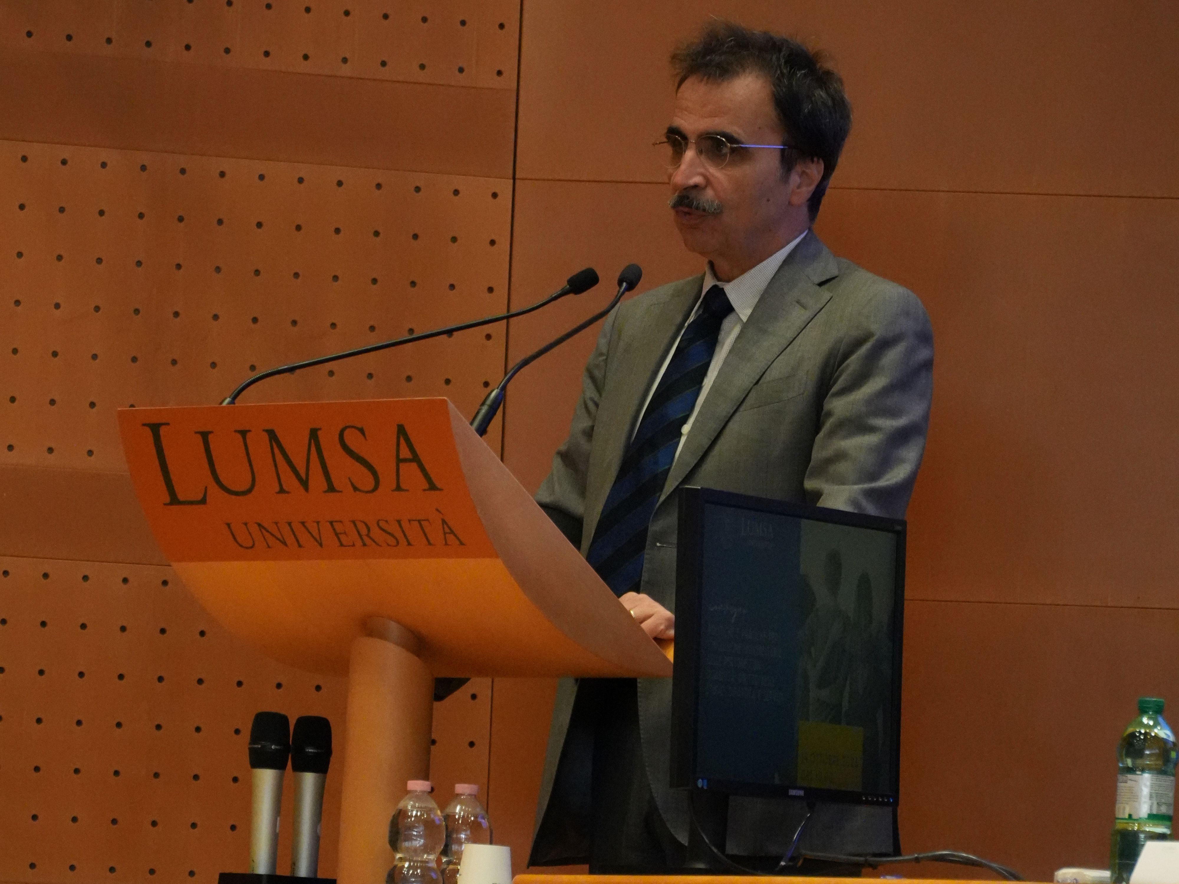 Foto del Rettore della LUMSA, prof. Francesco Bonini