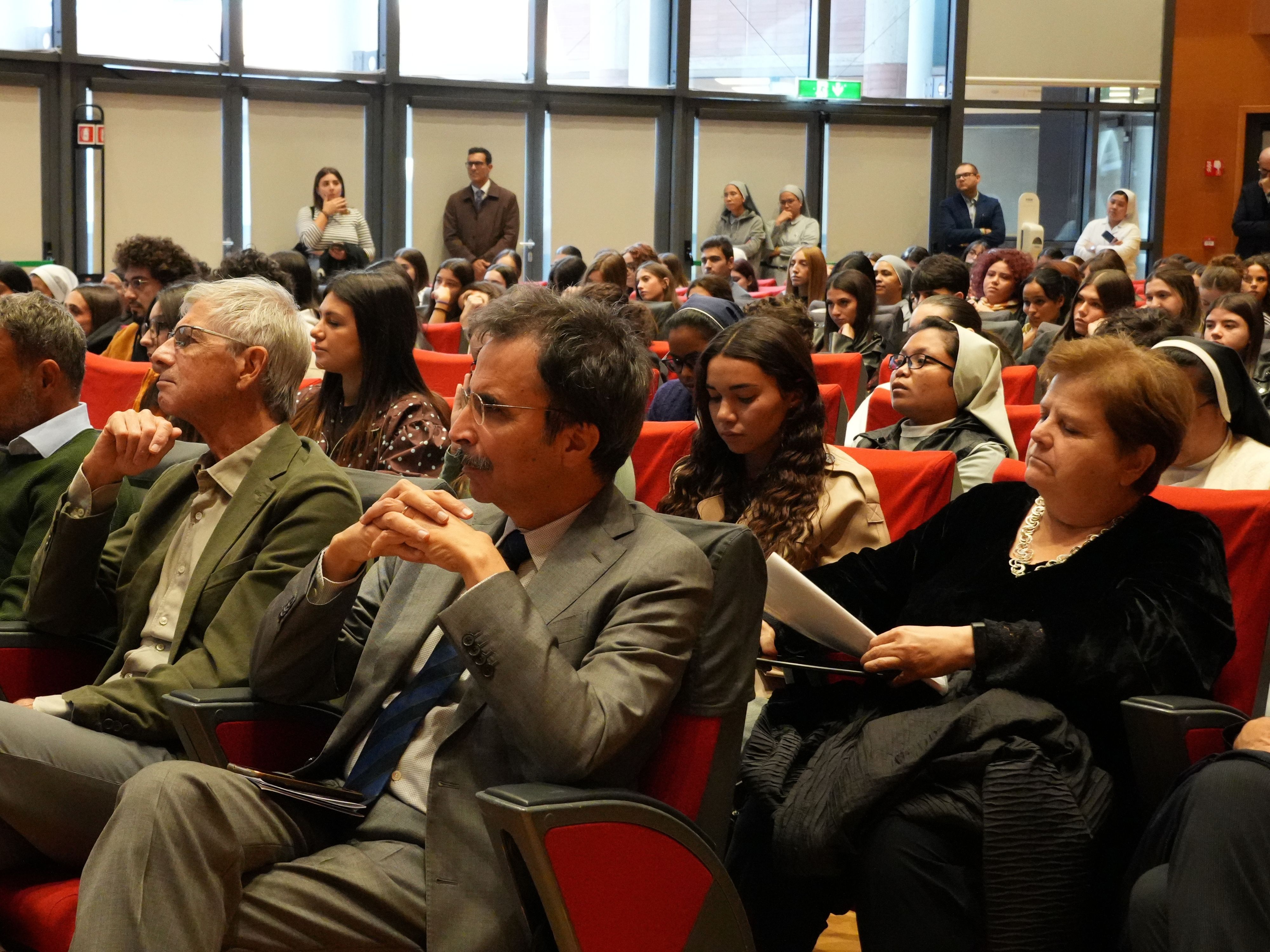 Foto dei partecipanti nella Sala Giubileo