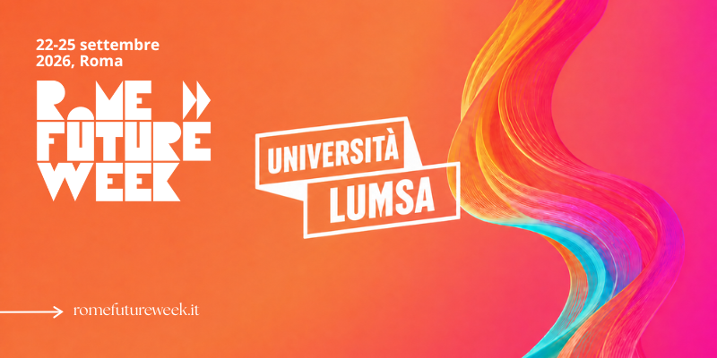 Rome Future Week 2026 con il logo LUMSA
