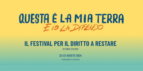 Festival per il diritto a restare - seconda edizione  Campobello di Licata - 23 e 24 agosto 2024