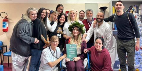 La dottoressa Rebecca Garreffa nel giorno della laurea