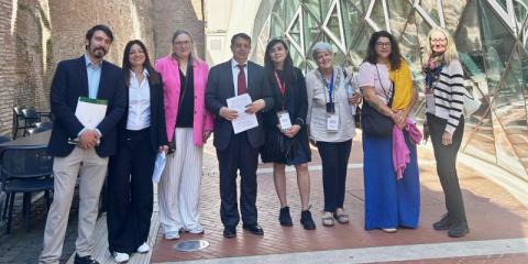 Biblioteca centrale: visita di una delegazione IFLA