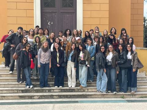 Studenti LUMSA in visita al Parco di Santa Maria della Pietà, Roma