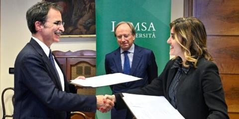 Firma accordo tra LUMSA e ICCROM