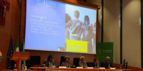 Immagine dei relatori al convegno